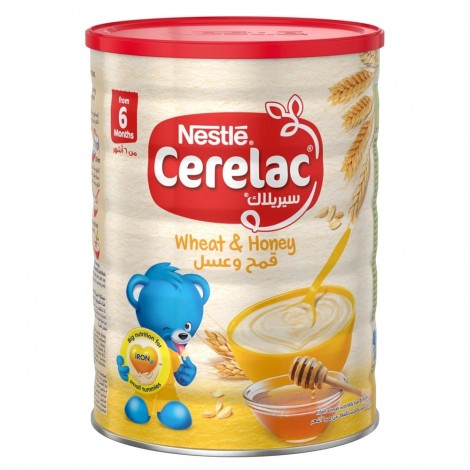 NESTLE CERELAC Infant Cereals with iRON+ WHEAT & HONEY Baby Food 1KG Tin