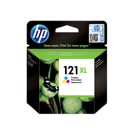 HP 121XL High Yield Tri-color Original Ink Cartridge (CC644HE)