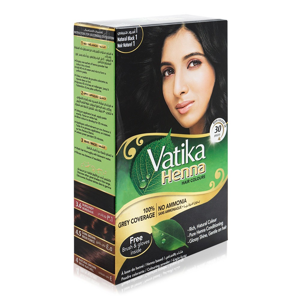 Vatika Henna Hair Dye Black Price Buy Online In Dubai Uae Union Coop