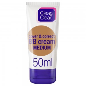 CLEAN & CLEAR, BB Cream, Cover & Correct, Medium 50ml
