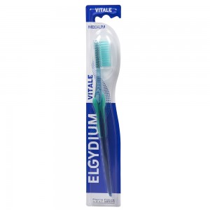 Elgydium Vitale Toothbrush Medium , Assorted Colours