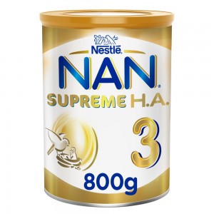 Nestle NAN SUPREME H.A. Stage 3, 1 to 3 years, Hypoallergenic Growing Up Milk 800g
