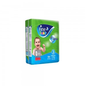 Fine Baby Super Dry-Medium Mega Pack Size 3 - 84's
