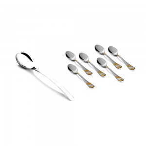 FNS Imperio Dinner Spoon 6pcs + 1 Serving Spoon