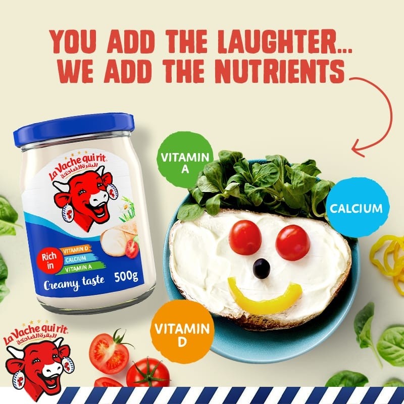 la vache qui rit cream cheese jar rich in calcium vitamin a d 2x500g price buy online in dubai uae union coop